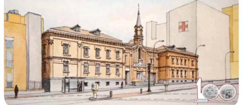 El cardenal Osoro visita el Hospital Central de la Cruz Roja en el marco de su centenario