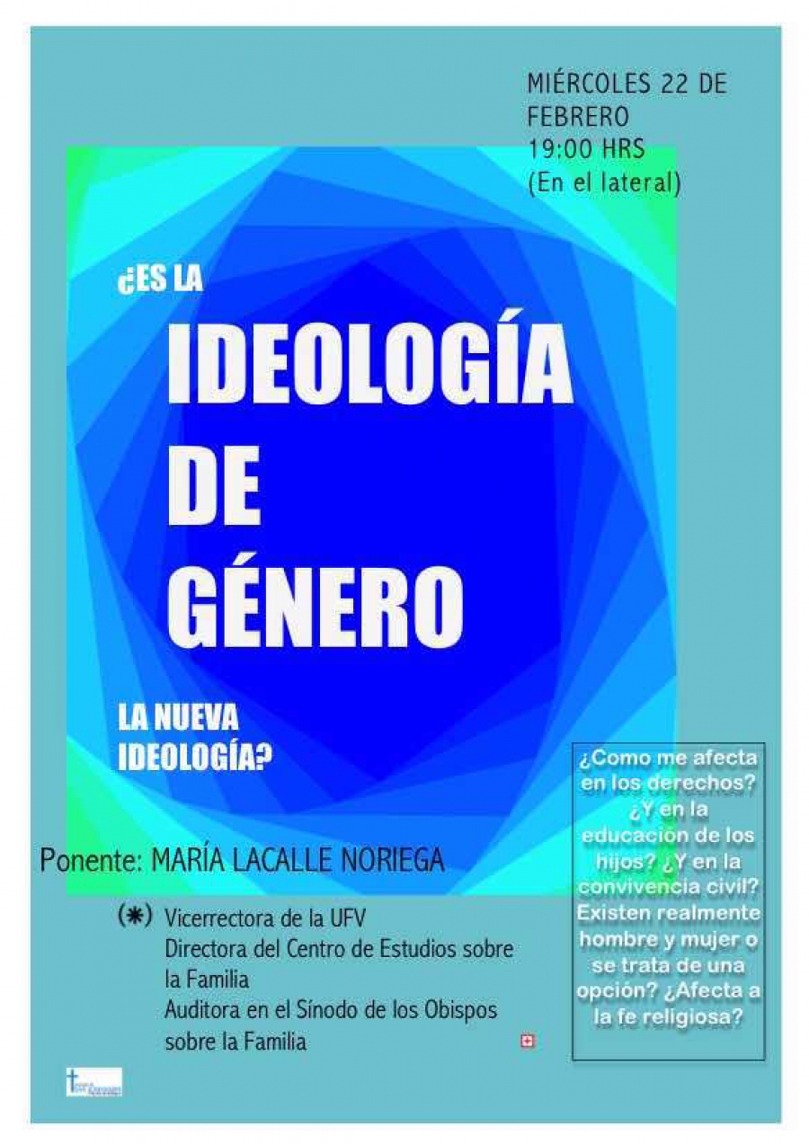 Mar&iacute;a Lacalle habla de ideolog&iacute;a de g&eacute;nero en San Josemar&iacute;a Escriv&aacute; de Balaguer