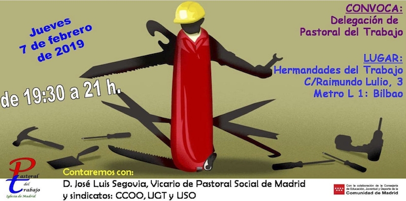 Pastoral del Trabajo organiza un caf&eacute;-tertulia con el lema 'Trabajar no asegura una vida digna'