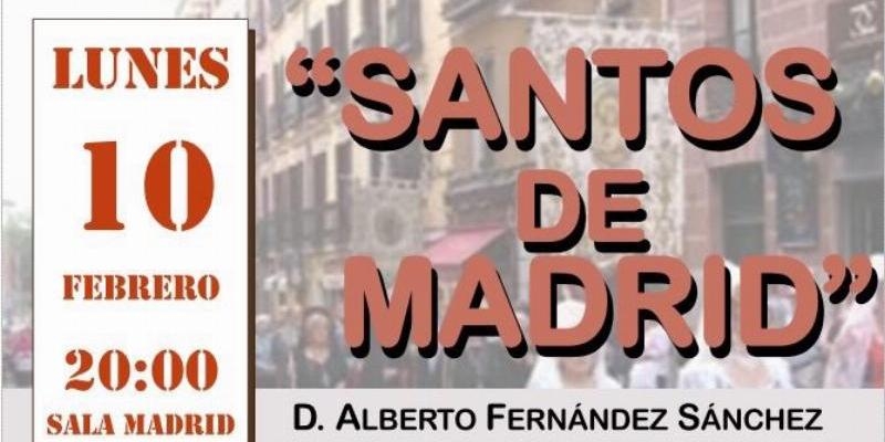 Alberto Fern&aacute;ndez S&aacute;nchez habla de los santos de Madrid en el &Aacute;gora Europa