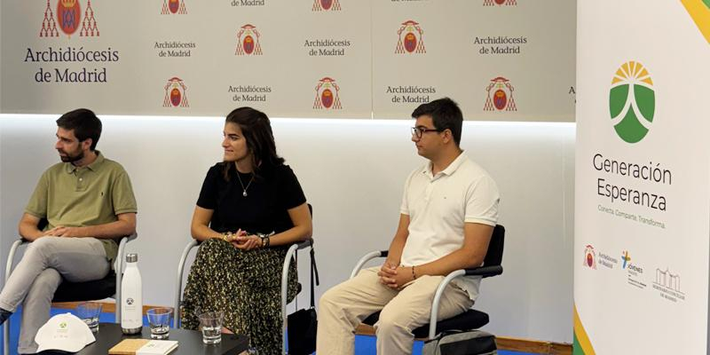 Natalia, Pablo y David, tras participar en Generación Esperanza: «Nuestro primer deber es contar lo que hemos vivido»