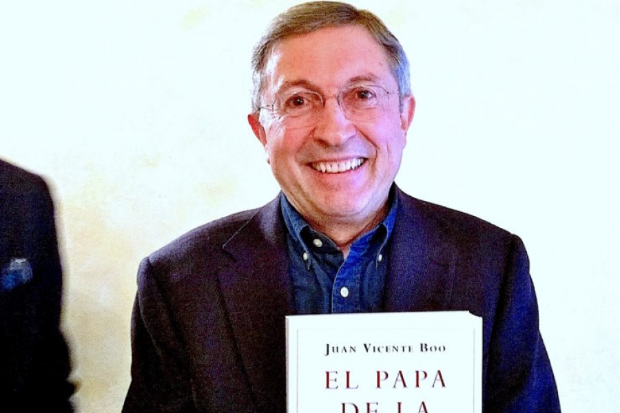 'El Papa de la alegr&iacute;a', el periodista Juan Vicente Boo presenta su libro