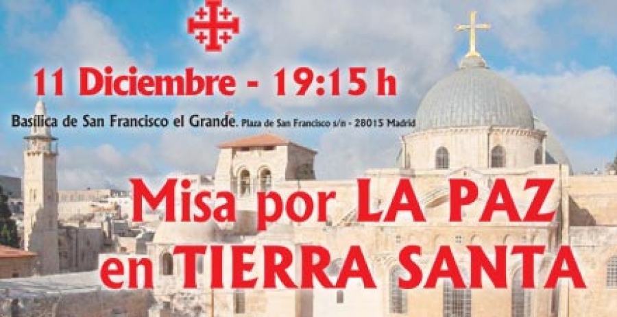 La Basílica de San Francisco el Grande acoge esta tarde una Eucaristía por la Paz en Tierra Santa