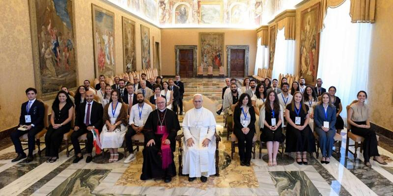 Pilar Shannon Pérez Brown, coordinadora del Consejo Mediterráneo de la Juventud, tras su encuentro con el Papa León XIV: «Nos llamó signos de esperanza y constructores de paz»
