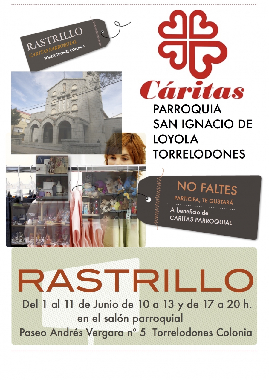 San Ignacio de Loyola organiza un rastrillo a favor de C&aacute;ritas parroquial