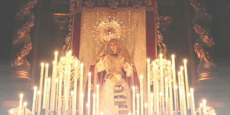 La orla de cultos ha sido diseñada por Jorge Renedo, representado el altar mayor de San Pedro El Viejo