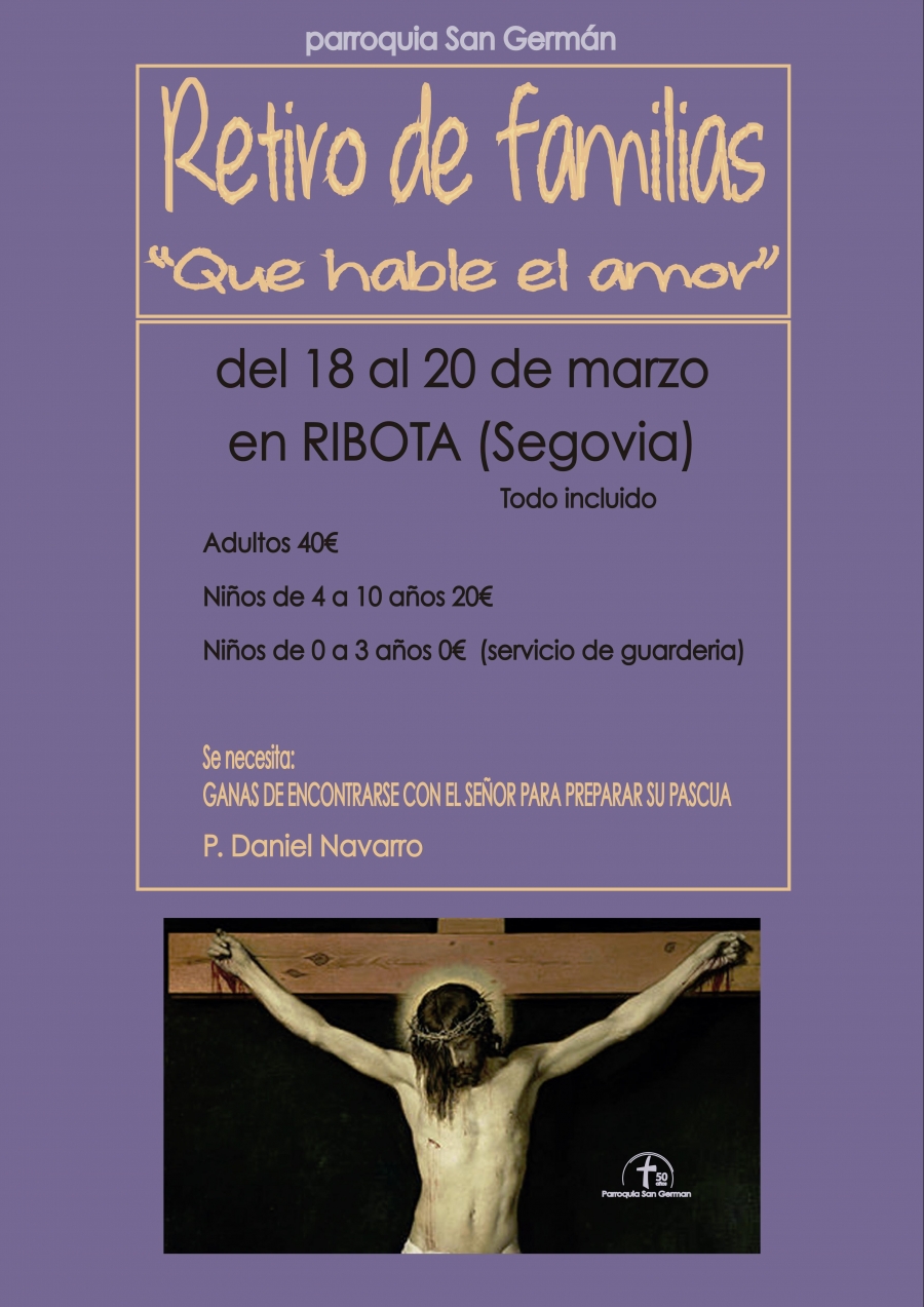 La parroquia San Germ&aacute;n organiza un Retiro de Familias