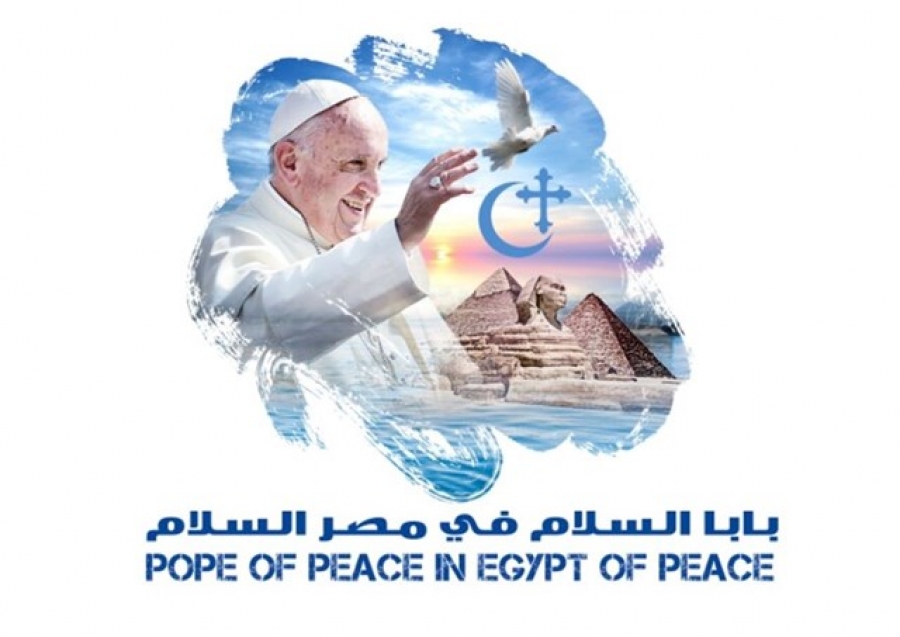'El Papa de paz en Egipto de paz': publican el logo del viaje de Francisco