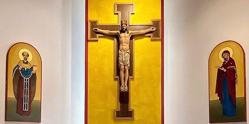 San Gregorio Magno presenta la reliquia del santo para su veneraci&oacute;n popular en su fiesta patronal