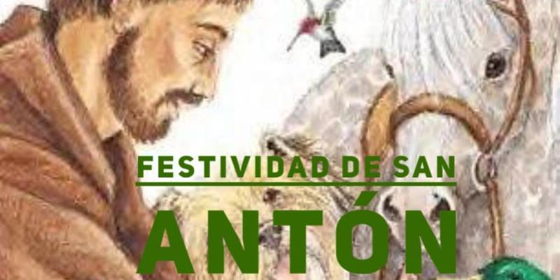 Santa Inés de Villaverde Alto bendice mascotas en la festividad de san Antón