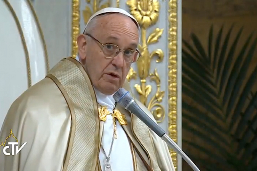 Francisco: &lsquo;Pidamos perd&oacute;n por el pecado de nuestras divisiones&rsquo;