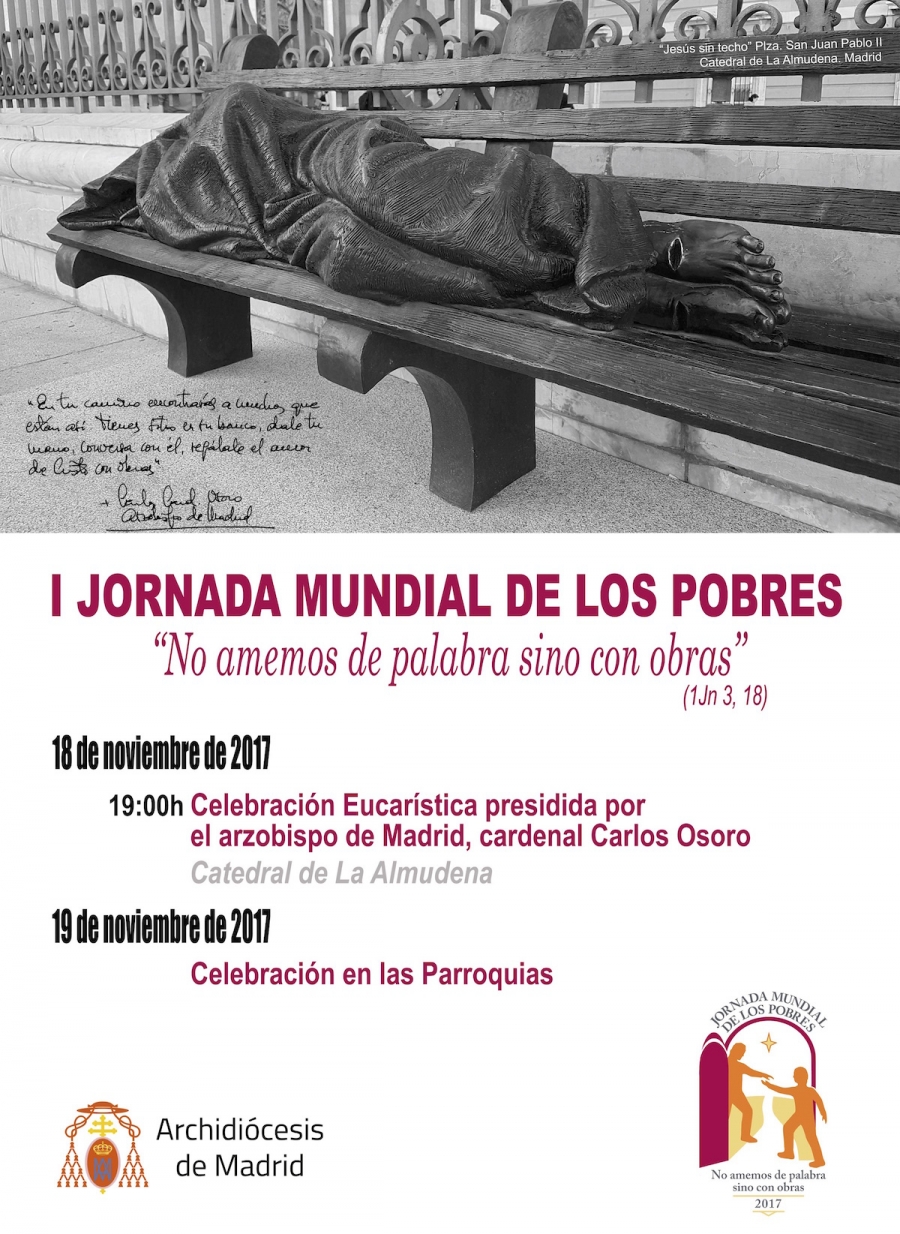 Acci&oacute;n Cat&oacute;lica de Sagrado Coraz&oacute;n de Jes&uacute;s ante la I Jornada Mundial de los Pobres: &laquo;Acci&oacute;n personal para encontrarse con los pobres en toda su dignidad&raquo;