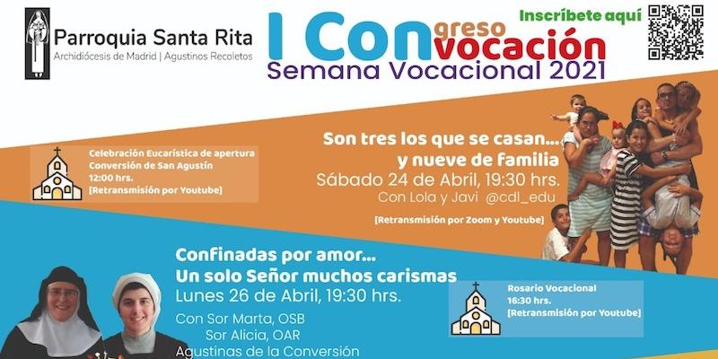 Santa Rita organiza una Semana Vocacional con motivo de la fiesta de la conversión de san Agustín