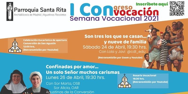 Santa Rita organiza una Semana Vocacional con motivo de la fiesta de la conversi&oacute;n de san Agust&iacute;n