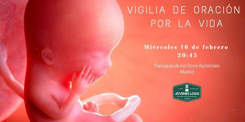 Jóvenes de los Doce Apóstoles celebran este miércoles una vigilia de oración por la vida