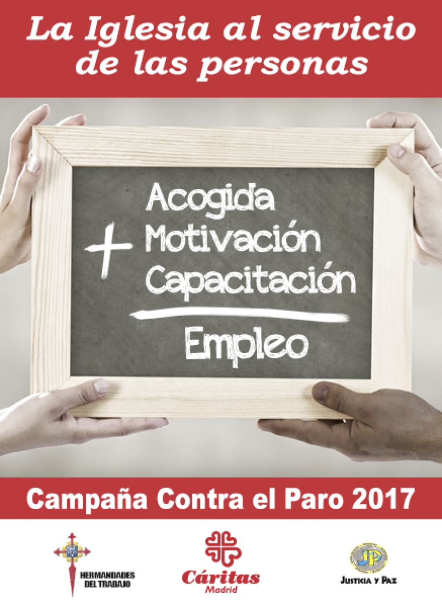 C&aacute;ritas Madrid celebra la Campa&ntilde;a contra el Paro 2017 el domingo 2 de abril