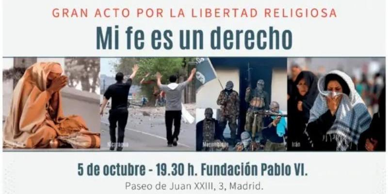 La Fundación Pablo VI acoge el acto de lanzamiento del Informe de Libertad Religiosa en el Mundo 2023