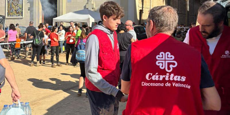 Pilar Algarate, secretaria general de Cáritas Diocesana de Madrid, incide en la ayuda económica a Valencia: «La DANA no se pasa en una semana»