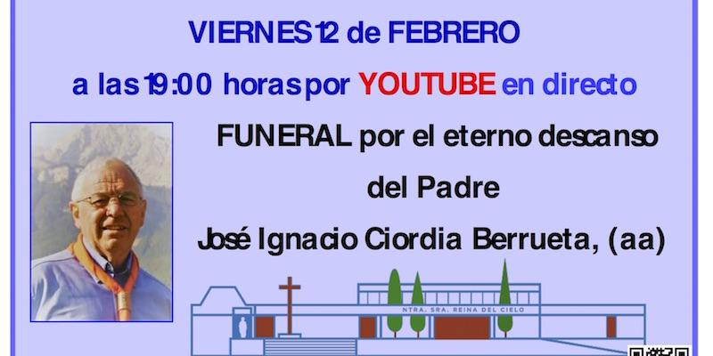 Nuestra Se&ntilde;ora Reina del Cielo acoge esta tarde una Misa funeral por el padre Jos&eacute; Ignacio Ciordia