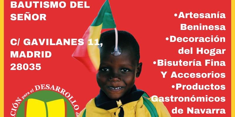 Bautismo del Señor celebra su 12º Rastrillo solidario a beneficio de Benín