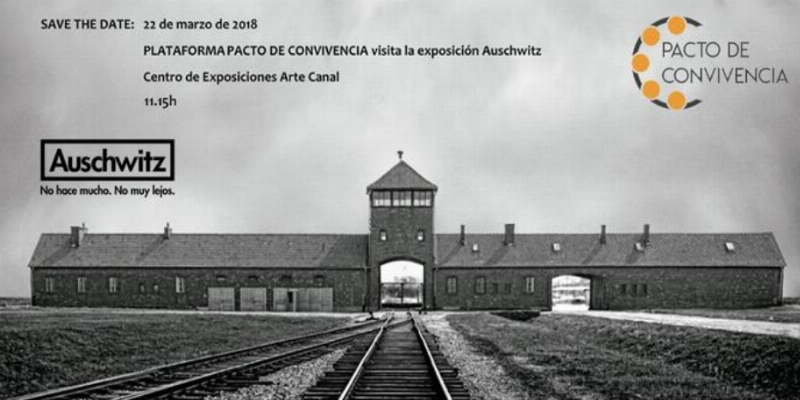 La Plataforma Pacto de Convivencia recuerda a las v&iacute;ctimas de delitos de odio en la exposici&oacute;n 'Auschwitz. No hace mucho. No muy lejos'