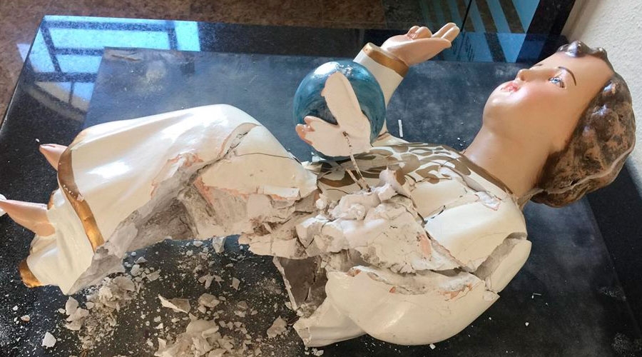 Atacan im&aacute;genes de la Virgen y San Jos&eacute; en Brasil