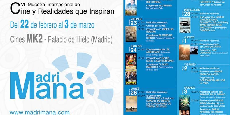 Arranca la VII Muestra Internacional de Cine y Realidades que Inspiran de Madriman&aacute;