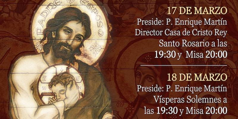 Nuestra Señora del Buen Consejo y San Isidro prepara con un triduo la solemnidad de san José