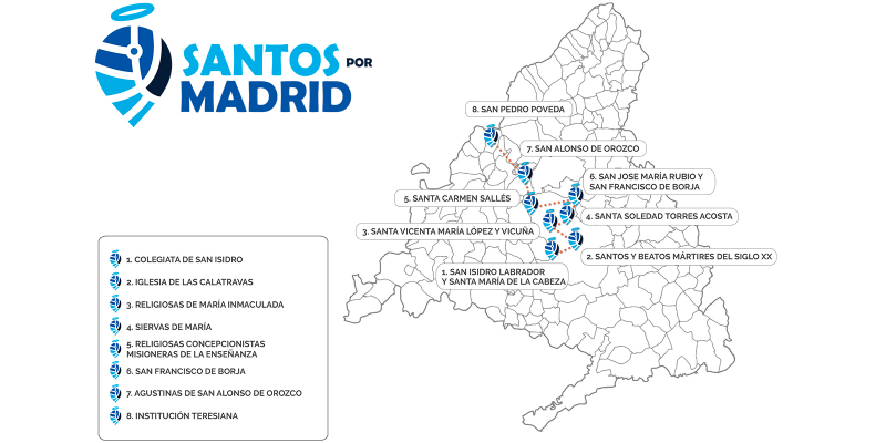 Las delegaciones de J&oacute;venes y Causas de los Santos animan a recorrer la Ruta de la Santidad