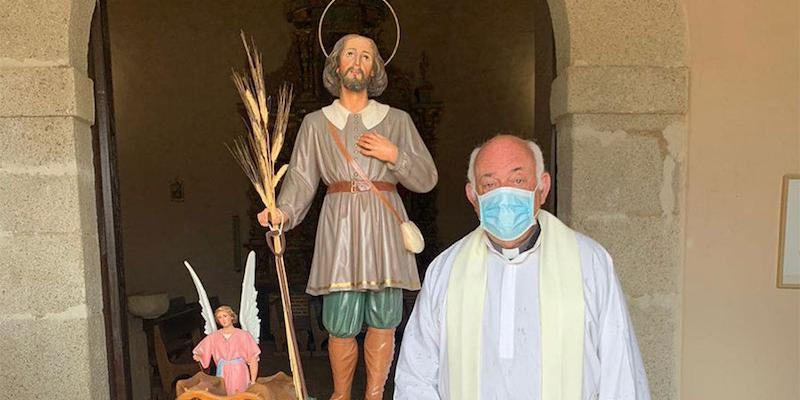 San Vicente Mártir de Braojos de la Sierra honra a san Isidro Labrador con una Misa solemne