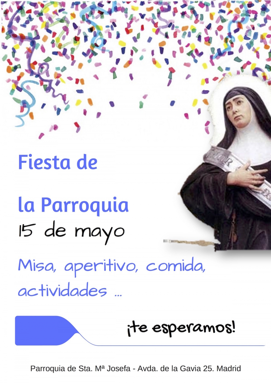 La parroquia Santa Mar&iacute;a Josefa del Coraz&oacute;n de Jes&uacute;s celebra su fiesta anual