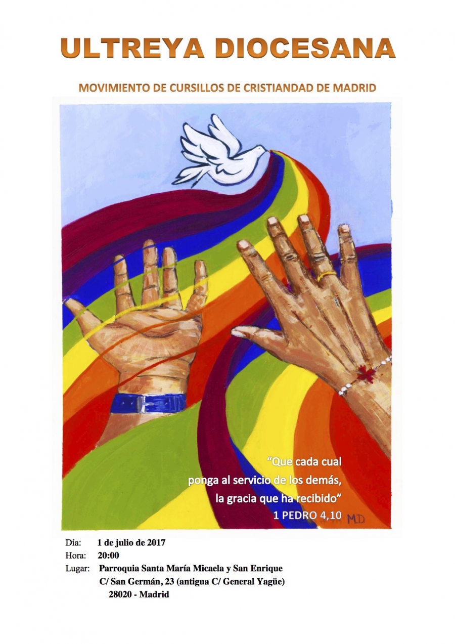 El cardenal Osoro preside la Ultreya diocesana en Santa Mar&iacute;a Micaela y San Enrique