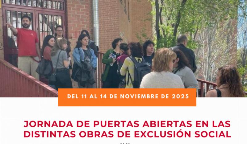 Jornada de Puertas Abiertas en las Obras de Exclusión Social de Cáritas Madrid, en el marco de la IX Jornada Mundial de los Pobres