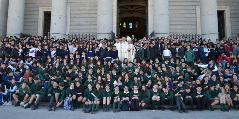 El cardenal Cobo, a los niños de los colegios diocesanos: «Cada uno de vosotros sois parte de la cara de Jesús en Madrid»