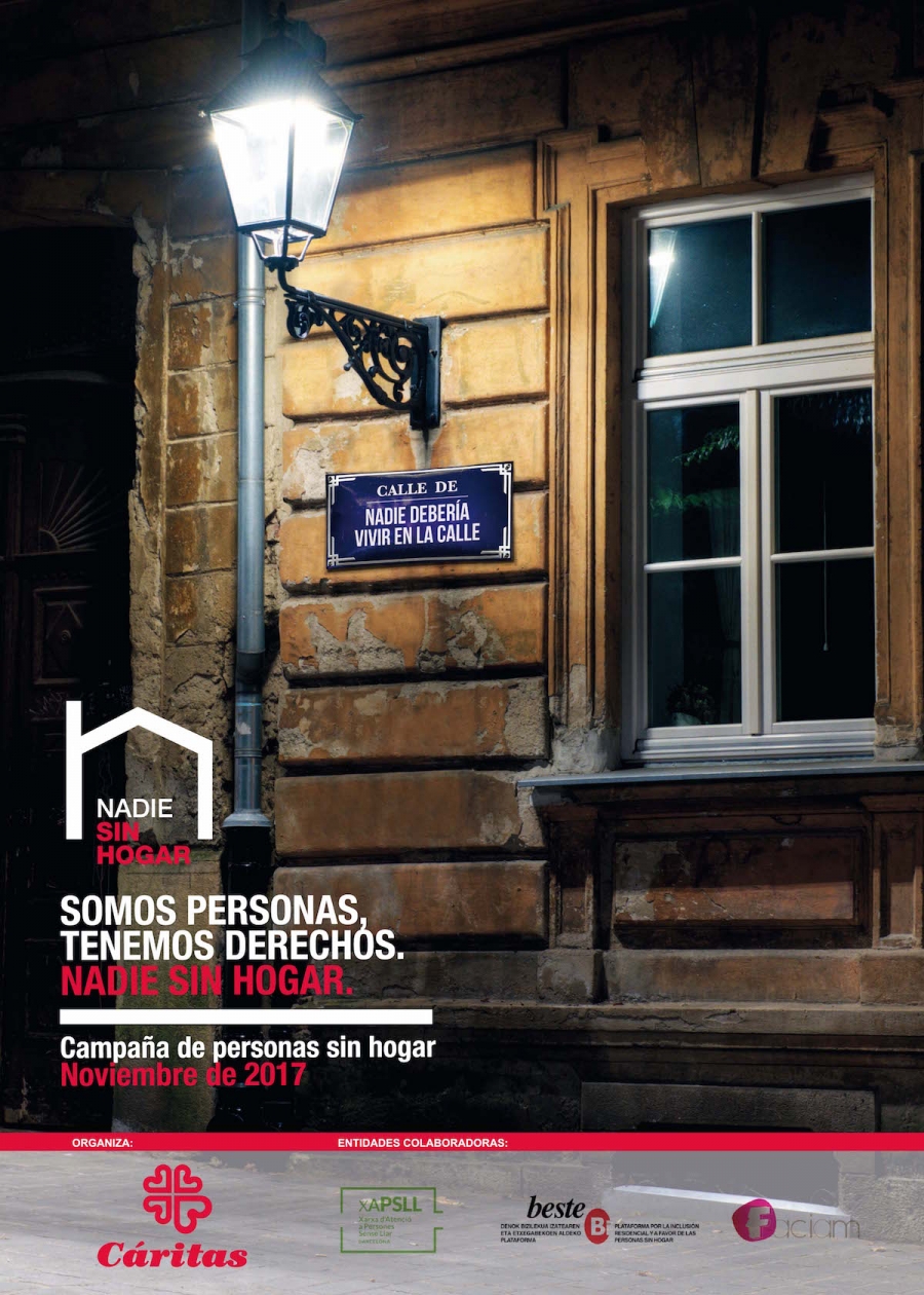 La plaza de &Oacute;pera acoge el acto p&uacute;blico por las personas sin hogar