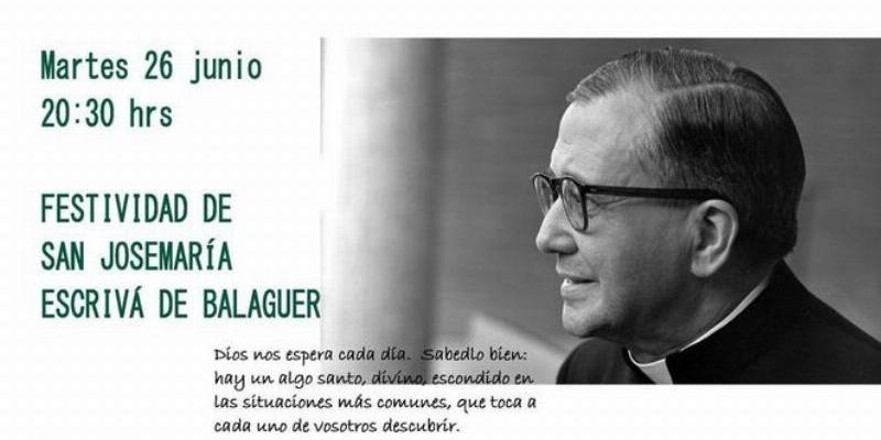 Monse&ntilde;or Jes&uacute;s Vidal preside una Misa en San Josemar&iacute;a Escriv&aacute; de Balaguer en honor a su titular