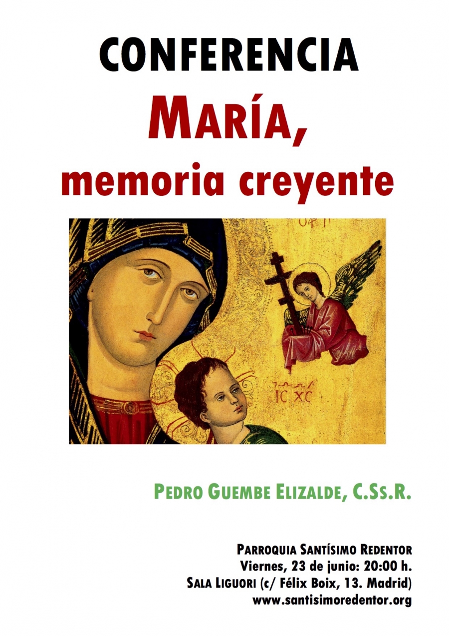 El padre Pedro Guembe habla sobre &#039;María, memoria creyente&#039; en Santísimo Redentor