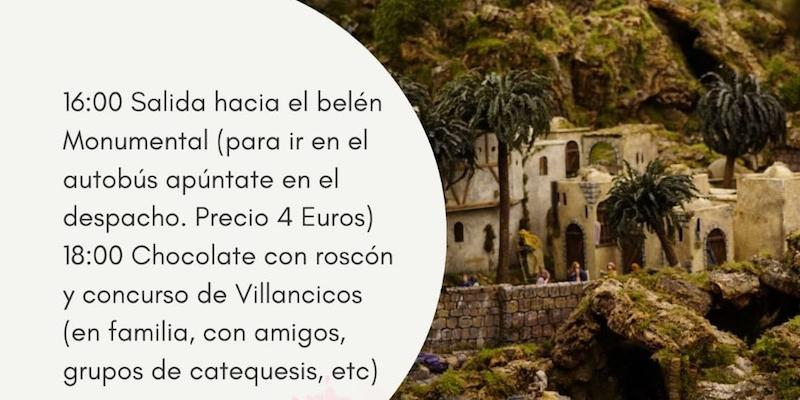 Virgen de la Nueva programa una salida navide&ntilde;a para visitar el bel&eacute;n monumental de San Sebasti&aacute;n de los Reyes