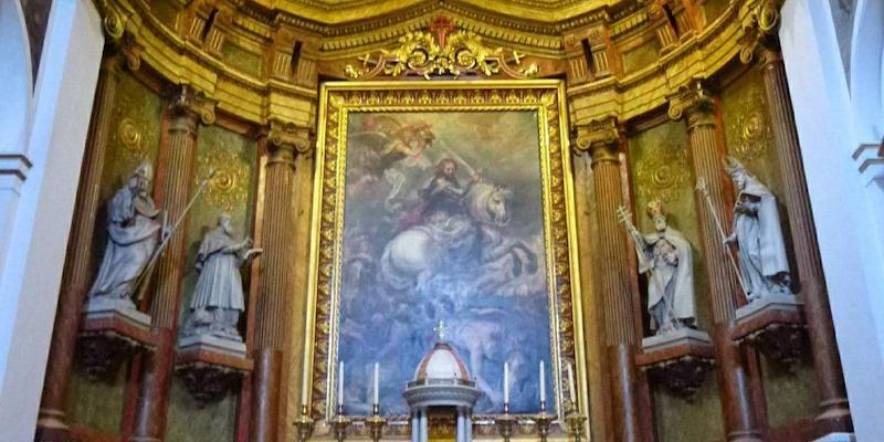 Alberto Andr&eacute;s preside en Santiago y San Juan Bautista la Misa solemne en honor al patrono de Espa&ntilde;a