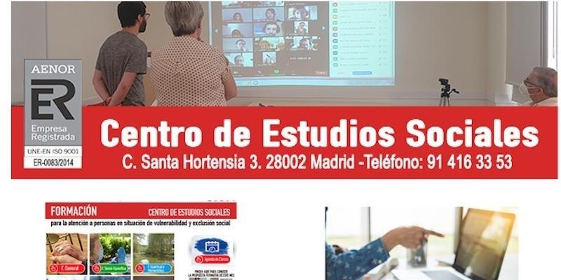 El Centro de Estudios Sociales de C&aacute;ritas Diocesana de Madrid da a conocer la oferta formativa para noviembre