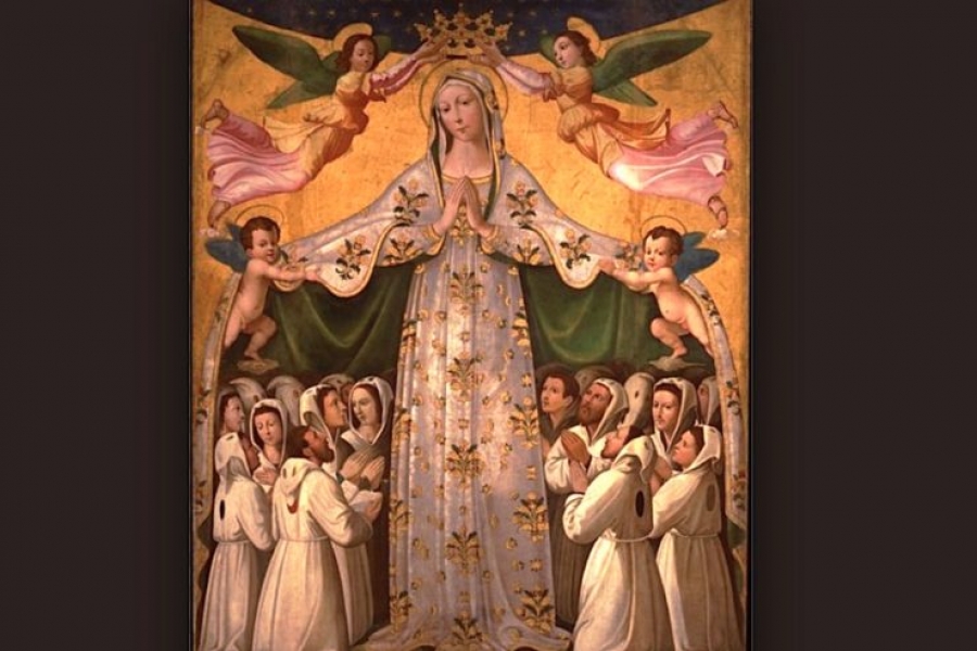 La misericordia en el arte: Mar&iacute;a que nos cubre con su manto