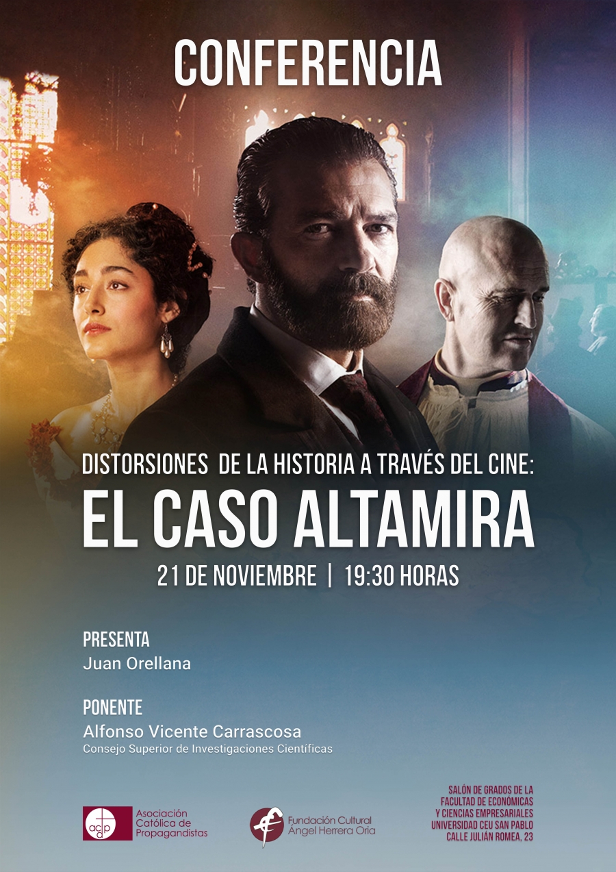 La Fundaci&oacute;n Cultural &Aacute;ngel Herrera Oria organiza una conferencia sobre Distorsiones de la historia a trav&eacute;s del cine