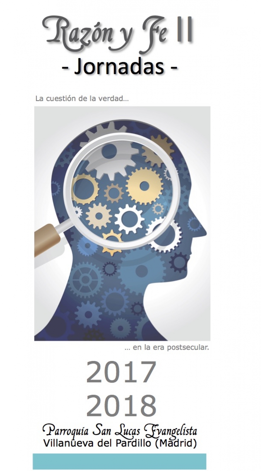 San Lucas Evangelista, de Villanueva del Pardillo, organiza un ciclo de conferencias sobre 'Raz&oacute;n y Fe'