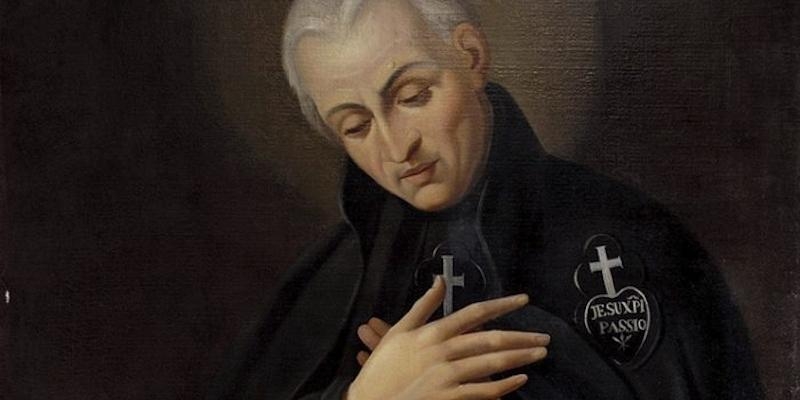 San Gabriel de la Dolorosa honra a san Pablo de la Cruz en su festividad litúrgica