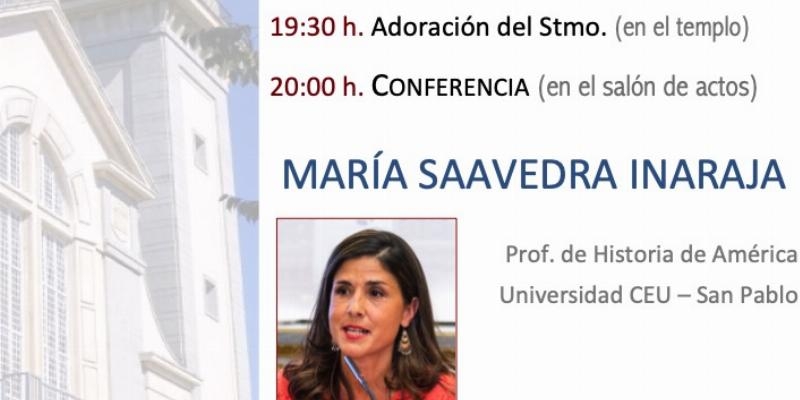 Mar&iacute;a Saavedra reflexiona sobre el indigenismo en Am&eacute;rica en los Jueves Culturales de Sant&iacute;simo Cristo de la Victoria