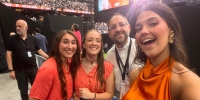 Carmen, una de las 1.000 voces que cant&oacute; en el Bernab&eacute;u: &laquo;Ha sido alucinante ver a tanta gente junta con el &uacute;nico fin de cantarle al Papa y rezar por &eacute;l&raquo;