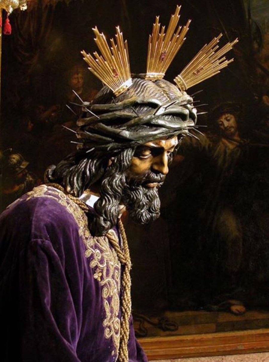 Besamanos en la Colegiata en honor de Nuestro Padre Jes&uacute;s del Gran Poder