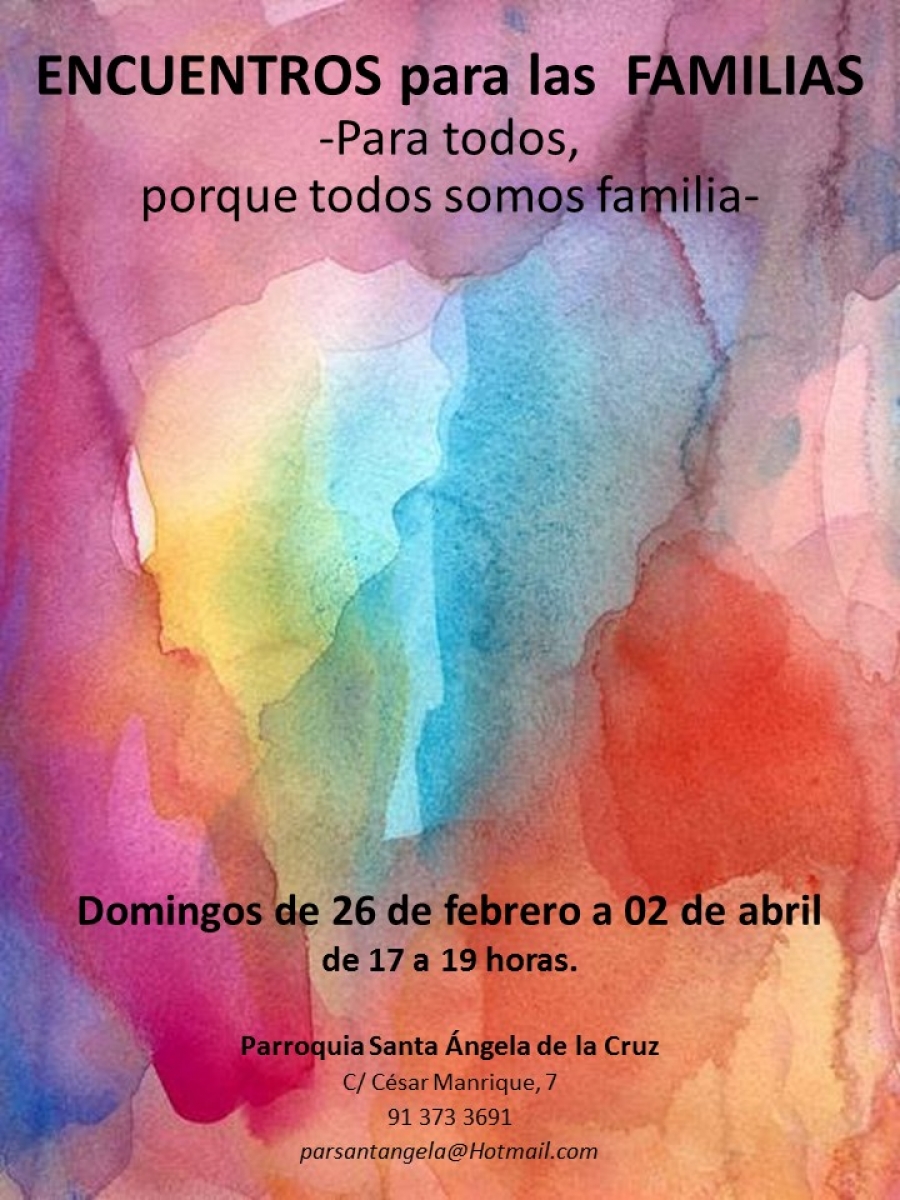 La parroquia Santa &Aacute;ngela de la Cruz organiza encuentros para familias