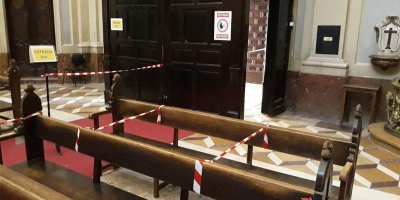 El aforo de los templos se reduce en otras ocho zonas de la provincia eclesi&aacute;stica