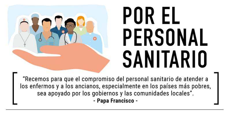 El Papa reivindica el compromiso del personal sanitario durante la pandemia